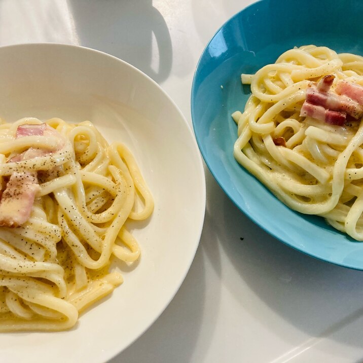 カルボナーラうどん